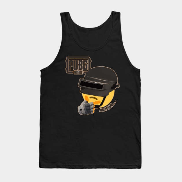 Thinking Face Emoji Pubg Tank Top by UMM